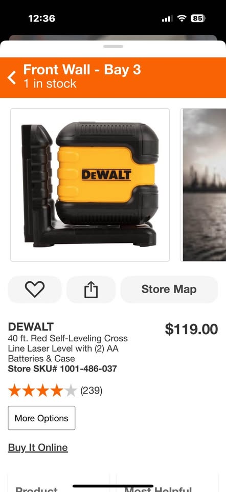 Dewalt Lazer level